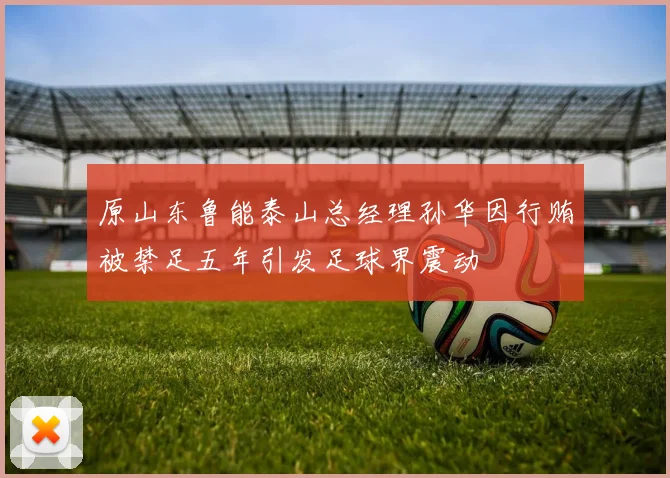 原山东鲁能泰山总经理孙华因行贿被禁足五年引发足球界震动